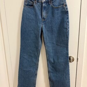 Abercrombie & Fitch High Rise Blue Jeans 90s Relaxed Curve Love